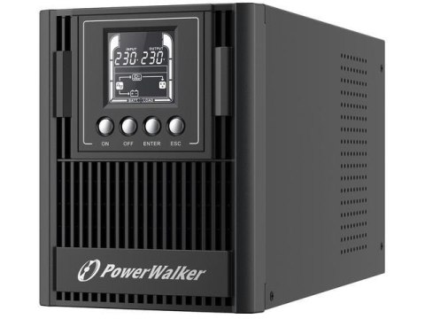 Zasilacz awaryjny UPS Power Walker On-Line 1000VA AT 3x FR Out, USB/RS-232, LCD, Tower, EPO Power Walker