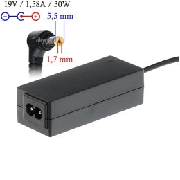 Zasilacz sieciowy Akyga AK-ND-21 do notebooka 19V/1,58A 30W 5.5x1.7 mm AKYGA