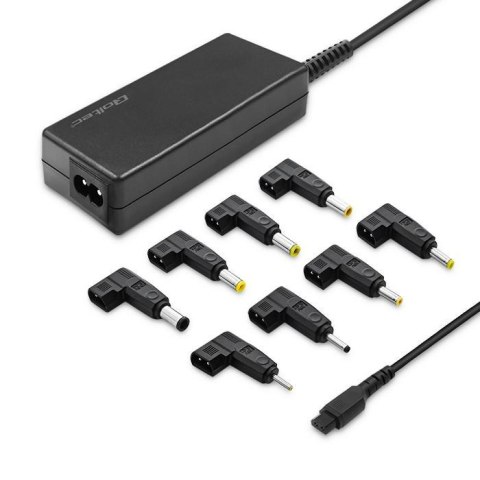 Zasilacz sieciowy uniwersalny Qoltec 45W | 8 wtyczek | +kabel zasilający Qoltec Zasilacz sieciowy uniwersalny Qoltec 45W | 8 wtyczek | +kabel zasilający Qoltec