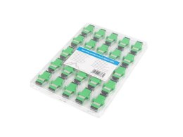 Adapter światłowodowy Lanberg SM SC/APC simplex zaślepka czarna 25szt LANBERG