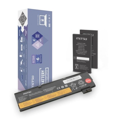 Bateria Mitsu do notebooka Lenovo Thinkpad T470, T570, SB10K97582 (10.8V-11.1V) (4400 mAh) Mitsu Bateria Mitsu do notebooka Lenovo Thinkpad T470, T570, SB10K97582 (10.8V-11.1V) (4400 mAh) Mitsu