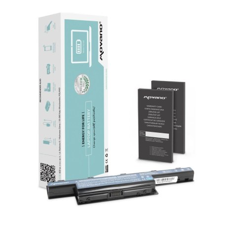 Bateria Movano do notebooka Acer Aspire 4551, 4741, 5741, AS10D31, AS10D41, AS10D51, AS10D61 (10.8V-11.1V) (4400 mAh) Movano Bateria Movano do notebooka Acer Aspire 4551, 4741, 5741, AS10D31, AS10D41, AS10D51, AS10D61 (10.8V-11.1V) (4400 mAh) Movano