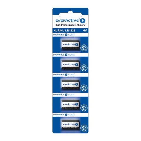 Bateria alkaliczna everActive 4LR44 / LR1325 / 544A - blister 5 sztuk Everactive