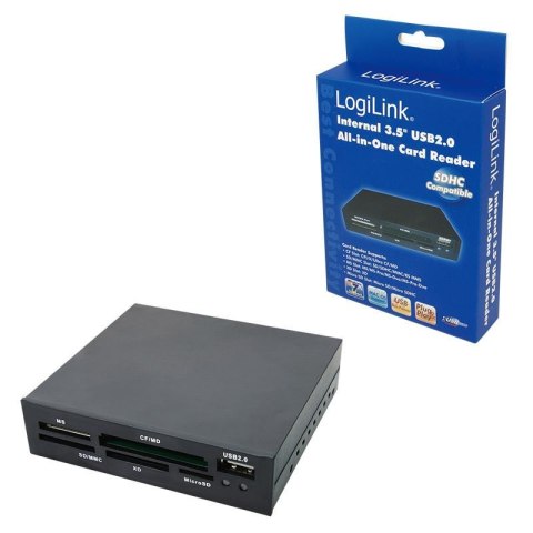 Czytnik kart ALL-IN-ONE wewnętrzny CR0012 LogiLink 3,5" USB LogiLink Czytnik kart ALL-IN-ONE wewnętrzny CR0012 LogiLink 3,5" USB LogiLink