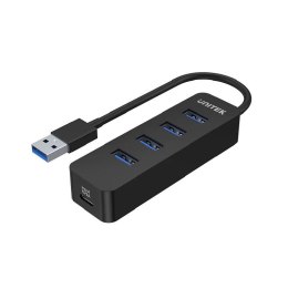 HUB USB-A Unitek H1117A 4xUSB-A 3.1, aktywny, 10W Unitek