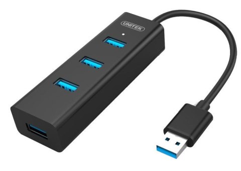 Hub USB Unitek Y-3089 4xUSB 3.0 czarny Unitek Hub USB Unitek Y-3089 4xUSB 3.0 czarny Unitek