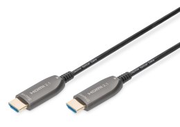Kabel DIGITUS połączeniowy hybrydowy AOC HDMI 2.1 Ultra High Speed 8K60Hz UHD HDMI A/HDMI A M/M czarny 30m Digitus