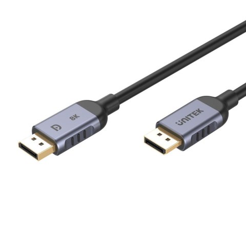 Kabel DisplayPort 1.4 Unitek C1628GY01-1M, 8K@60Hz, 4K@240Hz, 1m Unitek