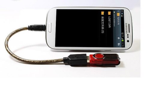 Kabel OTG Unitek Y-C438GBK USB 2.0 AF do microUSB BM Unitek