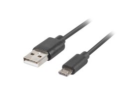 Kabel USB 2.0 Lanberg micro BM-AM 1,8m QC 3.0 czarny LANBERG