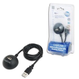 Kabel USB LogiLink CU0013B USB A(M)>USB A(F) stacja dokująca LogiLink