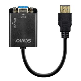 Kabel adapter HDMI-VGA Savio AK-76 Savio