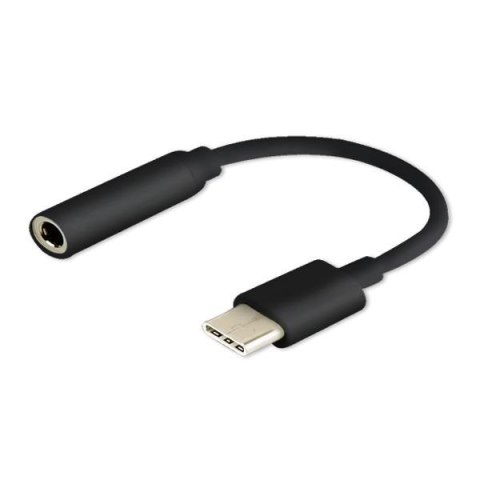 Kabel adapter Savio AK-35 USB Typ C - mini Jack 3,5 mm, czarny Savio Kabel adapter Savio AK-35 USB Typ C - mini Jack 3,5 mm, czarny Savio