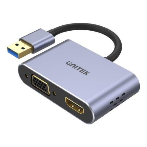 Kabel adapter Unitek V1304A USB-A - HDMI, VGA, fullHD Unitek