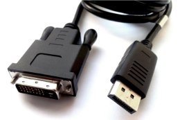 Kabel adapter Unitek Y-5118BA Displayport - DVI-D M/M 1,8m Unitek
