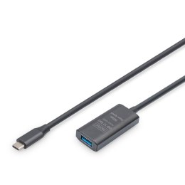 Kabel przedłużający aktywny DIGITUS DA-73110, USB 3.2 Gen1, 5Gbps, USB-C - USB-A, 5m Digitus