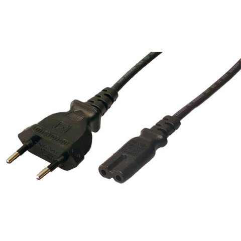 Kabel zasilający LogiLink CP092 Euro-8 > C7 VDE czarny 1,8m LogiLink