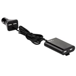 Ładowarka samochodowa Akyga AK-CH-10 12V 4xUSB 9000mA czarna AKYGA