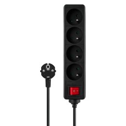 Listwa zasilająca Savio LZ-13, 4 gniazda 1,5m Savio