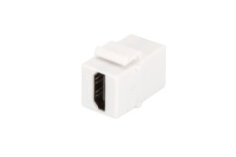 Moduł Keystone DIGITUS HDMI łącznik do gniazd i pustych paneli żeński/żeński biały Digitus