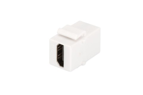 Moduł Keystone DIGITUS HDMI łącznik do gniazd i pustych paneli żeński/żeński biały Digitus