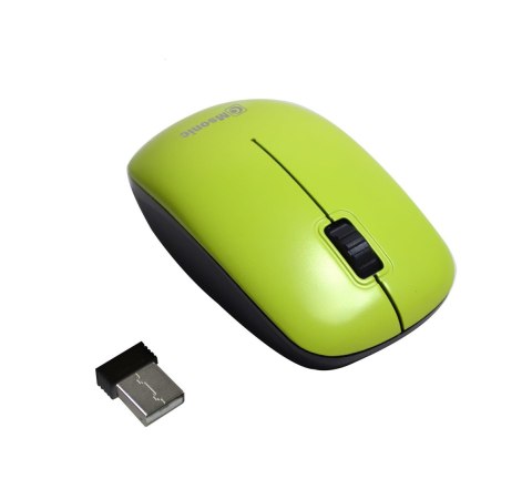 Mysz bezprzewodowa Msonic MX707G optyczna 3 przyciski 1000dpi zielona Msonic