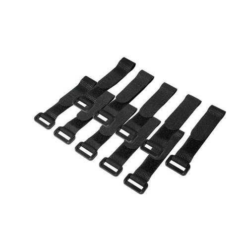 Organizer kabli LogiLink KAB0056 rzep, 10szt, czarny LogiLink