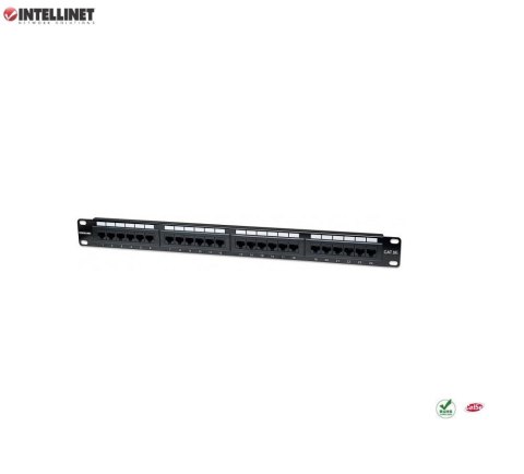 Patch panel Intellinet 24 portów, UTP Cat.5e Intellinet Patch panel Intellinet 24 portów, UTP Cat.5e Intellinet