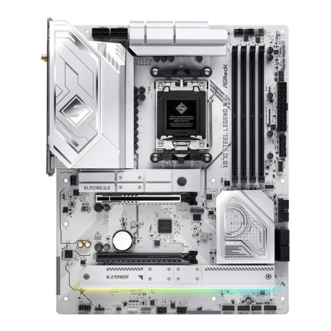 Płyta ASrock X870 STEEL LEGEND WIFI /AMD X870/DDR5/SATA3/M.2/USB4/WiFi/BT/PCIe5.0/AM5/ATX ASRock Płyta ASrock X870 STEEL LEGEND WIFI /AMD X870/DDR5/SATA3/M.2/USB4/WiFi/BT/PCIe5.0/AM5/ATX ASRock