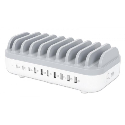 Stacja ładująca Manhattan 10-Portowa USB 120W Manhattan Stacja ładująca Manhattan 10-Portowa USB 120W Manhattan