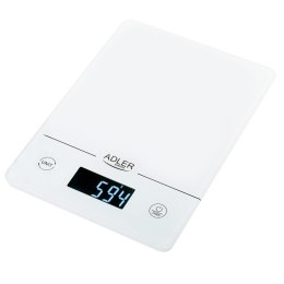 Waga kuchenna Adler AD 3170 do 15kg biała Adler