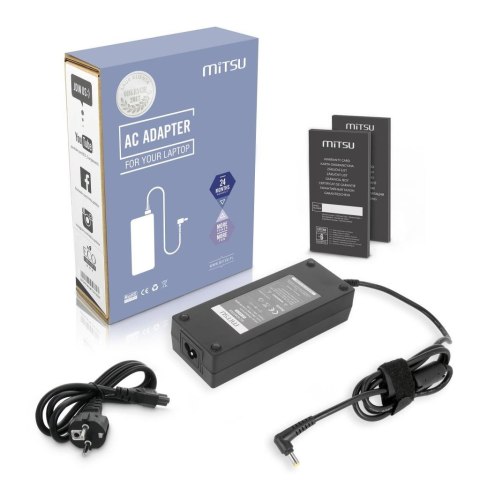 Zasilacz sieciowy Mitsu 19V 7.1A (5.5x1.7) 135W do notebooka Acer Mitsu Zasilacz sieciowy Mitsu 19V 7.1A (5.5x1.7) 135W do notebooka Acer Mitsu