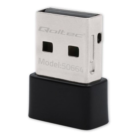 Adapter Qoltec Wi-Fi USB ultraszybki, bezprzewodowy mini | standard AC | 650Mbps Qoltec