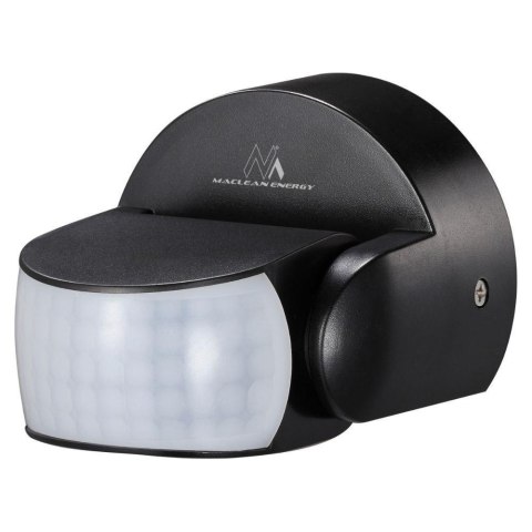 Czujnik ruchu PIR Maclean, na podczerwień, IP65, czarny, zasięg 12m, max. obiążenie 800/1200W, MCE468 B Maclean Czujnik ruchu PIR Maclean, na podczerwień, IP65, czarny, zasięg 12m, max. obiążenie 800/1200W, MCE468 B Maclean