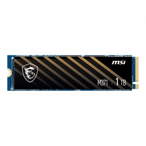 Dysk SSD MSI SPATIUM M371 1TB PCIe Gen3x4 NVMe M.2 2280 (2350/1700 MB/s) 3D NAND MSI Dysk SSD MSI SPATIUM M371 1TB PCIe Gen3x4 NVMe M.2 2280 (2350/1700 MB/s) 3D NAND MSI