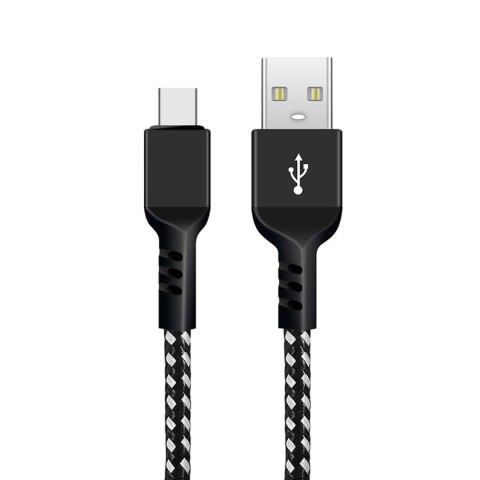 Kabel USB 2.0 Maclean MCE482 USB A - USB C M/M Fast Charge 5V/2,4A czarno-biały 2m Maclean Kabel USB 2.0 Maclean MCE482 USB A - USB C M/M Fast Charge 5V/2,4A czarno-biały 2m Maclean