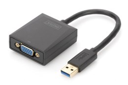 Kabel adapter DIGITUS VGA 1080p FHD na USB 3.0 aluminiowy Digitus