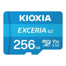 Karta pamięci MicroSDXC KIOXIA EXCERIA G2 256GB UHS-III Class 10 V30 + adapter KIOXIA