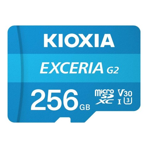 Karta pamięci MicroSDXC KIOXIA EXCERIA G2 256GB UHS-III Class 10 V30 + adapter KIOXIA Karta pamięci MicroSDXC KIOXIA EXCERIA G2 256GB UHS-III Class 10 V30 + adapter KIOXIA