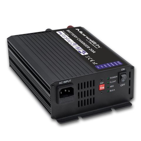 Ładowarka inteligentna Qoltec Monolith do akumulatorów LiFePO4 AGM GEL SLA | 20A | 12V Qoltec