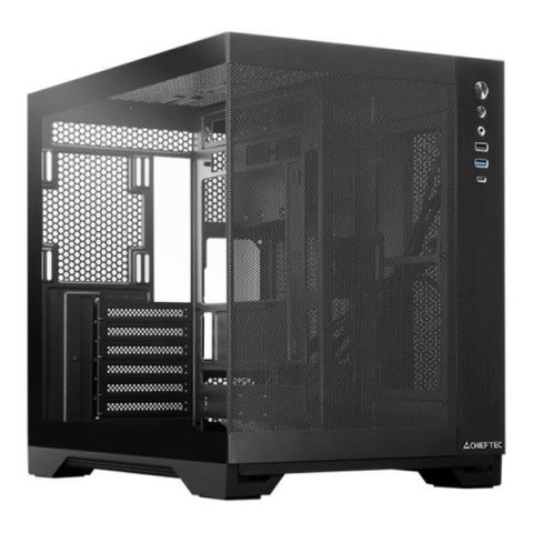Obudowa Chieftec VISIO AIR Fanless GM-30B-M-FL-OP ATX z oknem bez zasilacza czarna Chieftec Obudowa Chieftec VISIO AIR Fanless GM-30B-M-FL-OP ATX z oknem bez zasilacza czarna Chieftec
