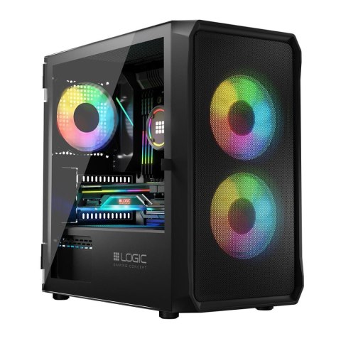 Obudowa LOGIC PORTOS ARGB Mini USB 3.0 Black Logic Concept Obudowa LOGIC PORTOS ARGB Mini USB 3.0 Black Logic Concept