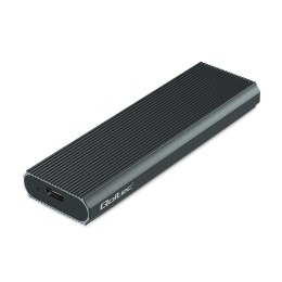 Obudowa/kieszeń Qoltec na dysk M.2 SSD | NVMe | PCIe | USB 3.1 | Super speed 10Gb/s | 4TB | Grafit Qoltec