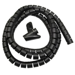 Organizator maskownica kabli Maclean MCTV-676 B czarna 25mm x 2m Maclean