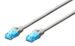 Patchcord DIGITUS UTP kat. 5e 0,25m PVC biały Digitus