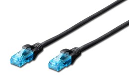 Patchcord DIGITUS UTP kat. 5e 1,5m PVC czarny Digitus