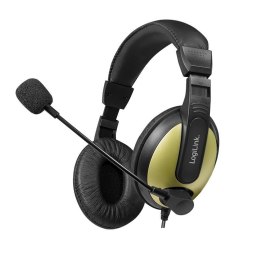 Słuchawki z mikrofonem LogiLink HS0011A multimedia, stereo LogiLink