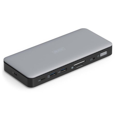 Stacja dokująca DIGITUS USB Typ C 11-portów 2x HDMI 1x DisplayPort 4K/60Hz DC-Jack 150W Digitus Stacja dokująca DIGITUS USB Typ C 11-portów 2x HDMI 1x DisplayPort 4K/60Hz DC-Jack 150W Digitus