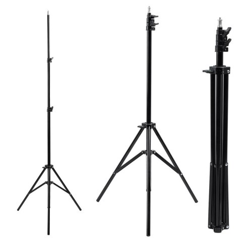 Statyw do lampy pierścieniowej LED 12'' Maclean MC-163 max. wysokość 190cm, max. obciążenie 3kg Maclean