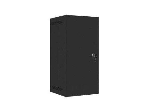 Szafa instalacyjna Rack wisząca 10" 12U 280x310mm czarna Lanberg (flat pack) drzwi metalowe LANBERG Szafa instalacyjna Rack wisząca 10" 12U 280x310mm czarna Lanberg (flat pack) drzwi metalowe LANBERG